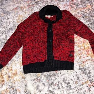 David Bitton boys size 5 retro cardigan
